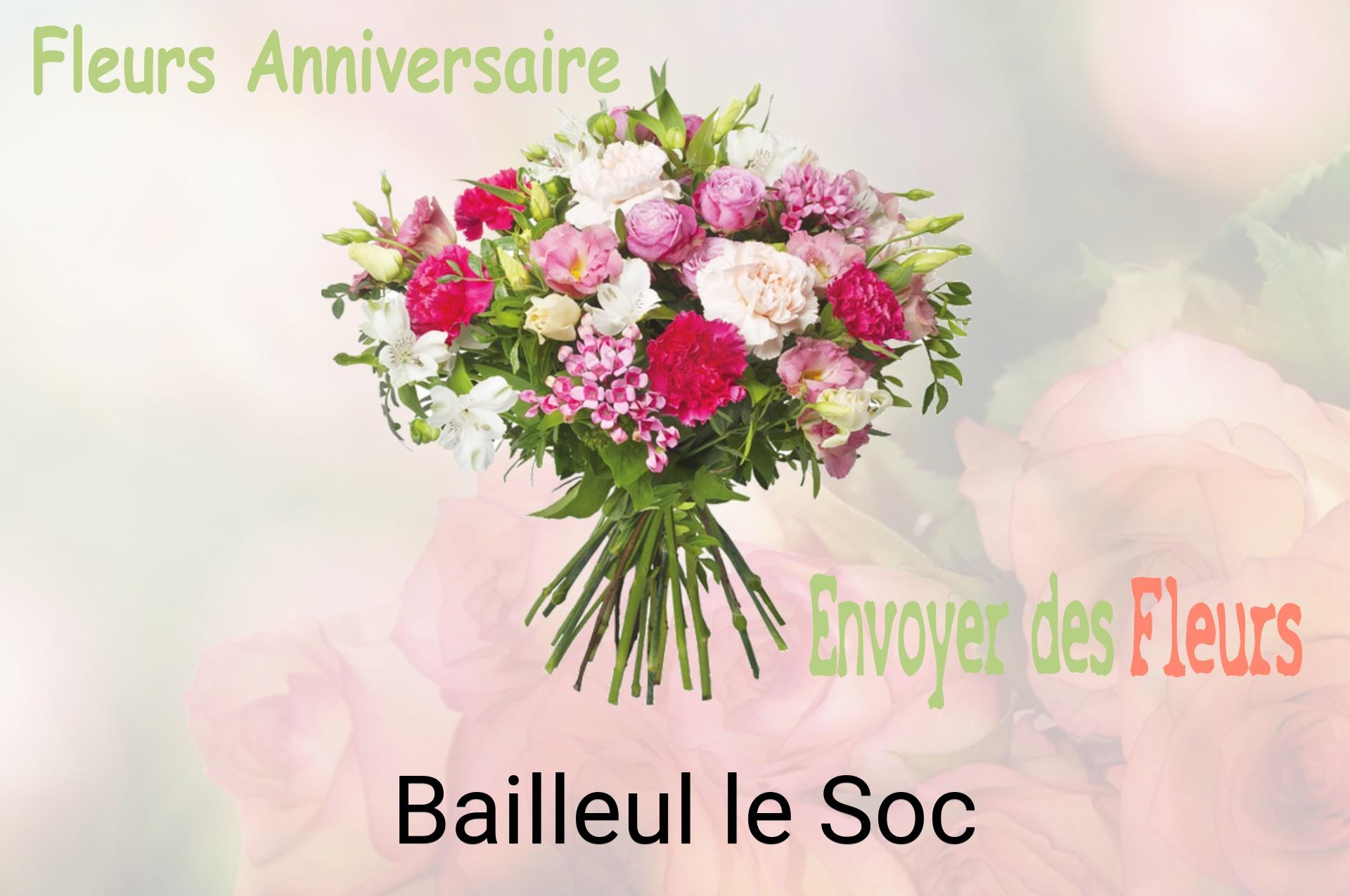 Bouquet de fleurs d’anniversaire livré à Bailleul-le-Soc