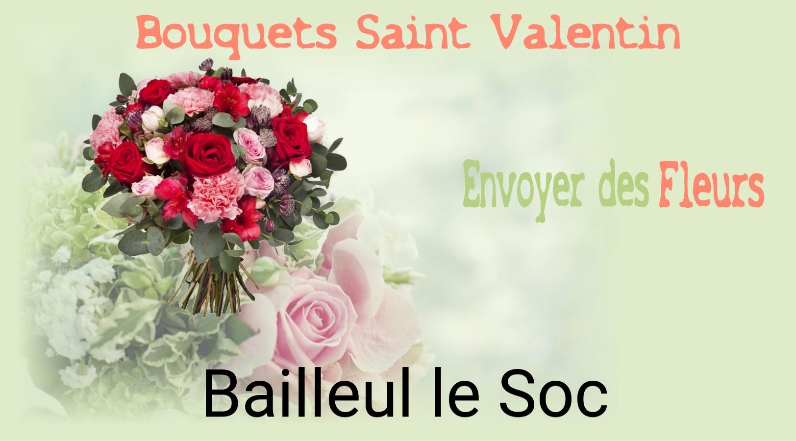 Roses de Saint-Valentin livrées à Bailleul-le-Soc